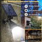 Frendorf | 2-Teilig: Solar Spotlight Außen Dämmerung Wasserdicht