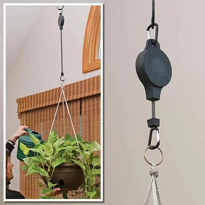 Frendorf | 2-Teilig: Teleskop-Lift-Haken für Gartenpflanzen