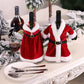 Frendorf | 2-Teile: Weihnachtsweinflaschenschutz Fröhliche Weihnachten Dekor
