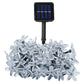 Frendorf | 2-Teilig: Solar Power Lichterkette 50 LED Perlen Feen Sakura Blume