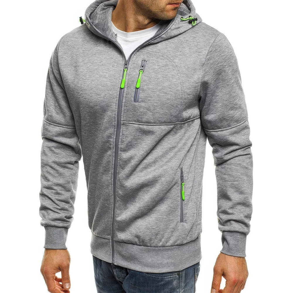 Frendorf | Bequeme Herren Hoodie Weste mit Reißverschluss