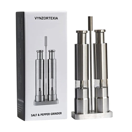 Frendorf | 2-teiliges Salz- und Pfeffermühlen-Set – Stilvoll würzen bei jedem Gericht!