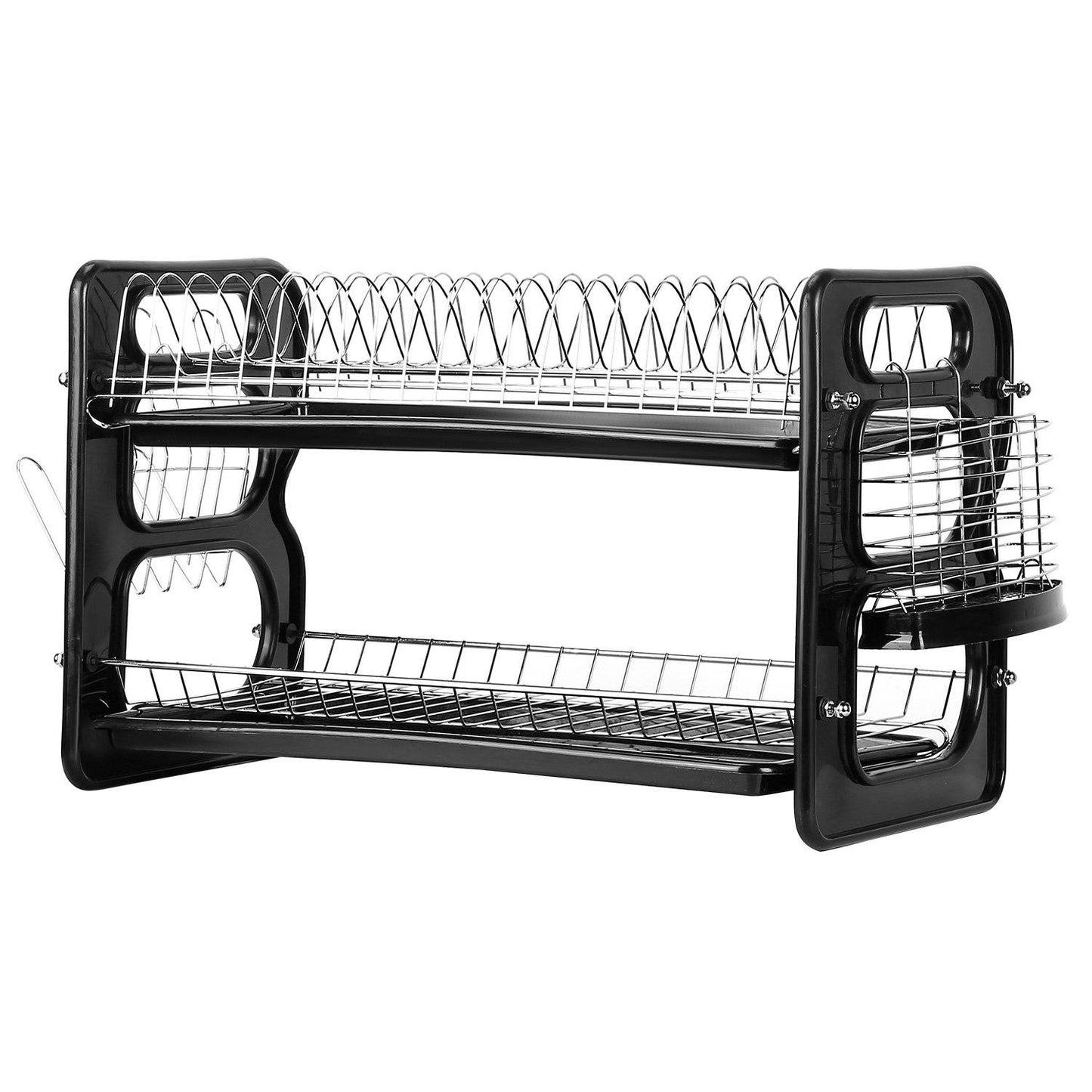 Frendorf | 2-Tier Geschirr Abtropfregal Abtropfbrett Set