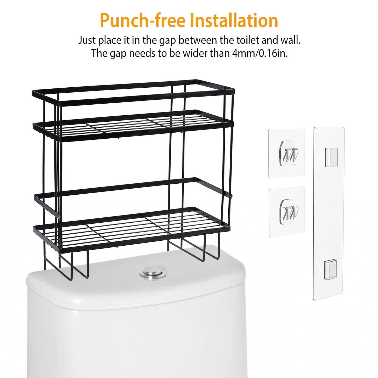 Frendorf | 2-Tier Ablage Regal über der Toilette