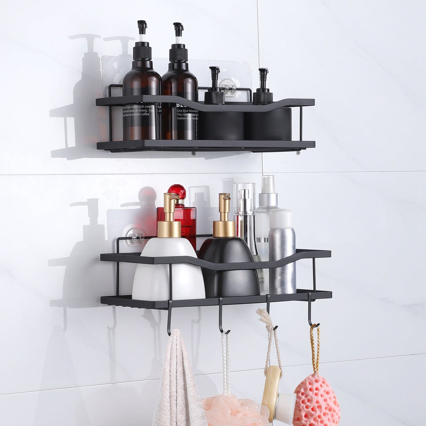 Frendorf | 2-Tier Duschablage Regal Halter