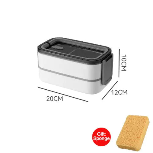 Frendorf | 2-stufige Edelstahl Bento-Lunchbox - MealMate