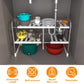 Frendorf | 2-Tier Unter Sink Organizer Rückziehbarer Küchenregalhalter