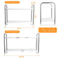 Frendorf | 2-Tier Unter Sink Organizer Rückziehbarer Küchenregalhalter