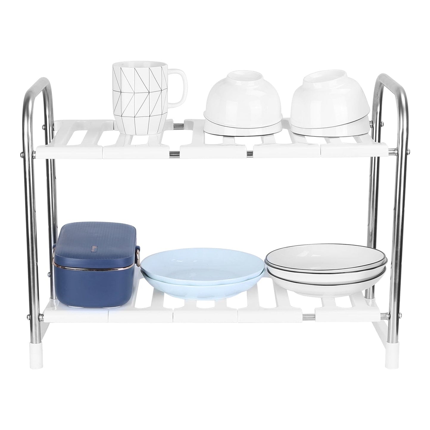 Frendorf | 2-Tier Unter Sink Organizer Rückziehbarer Küchenregalhalter