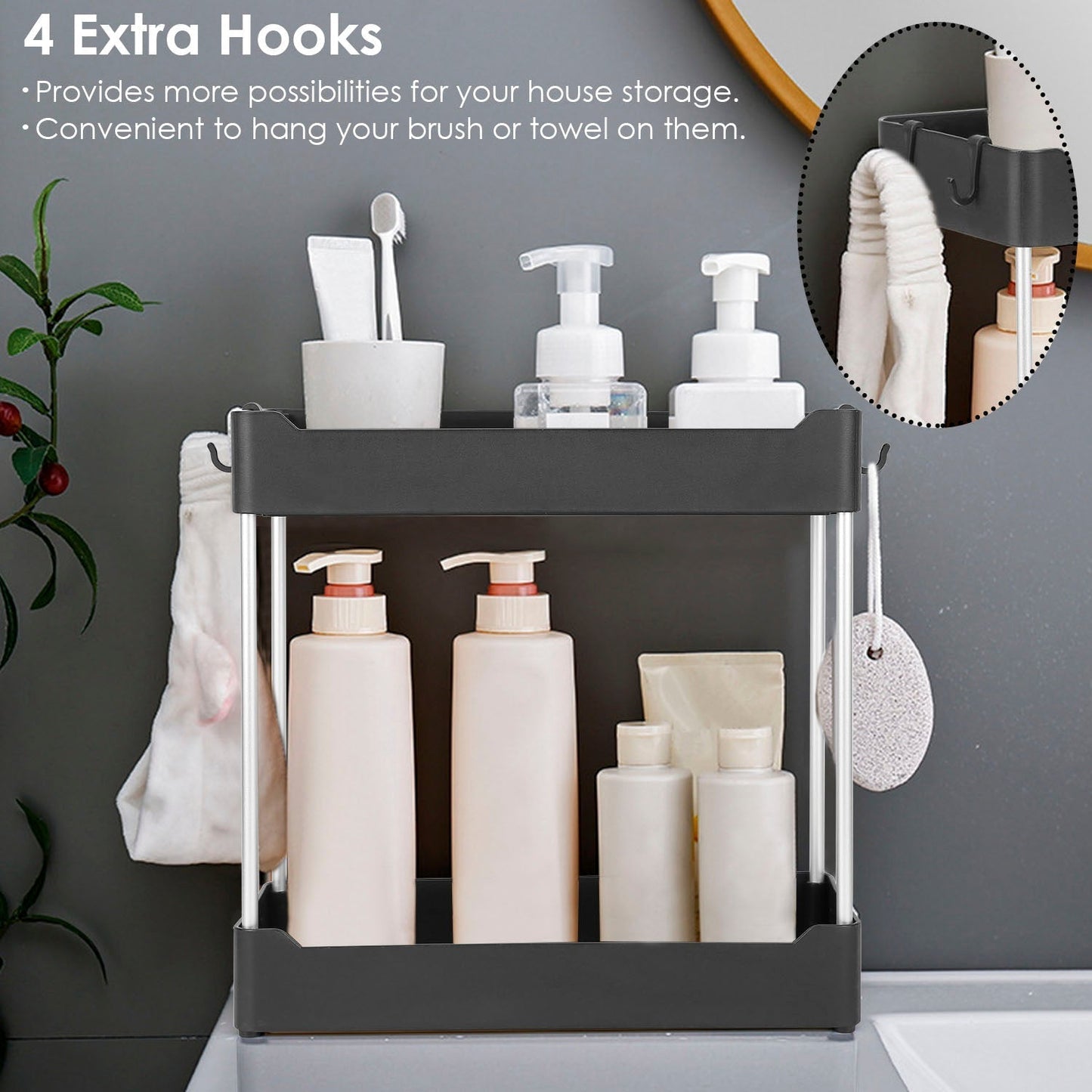 Frendorf | 2-Schichten Unter-Sink Regal Organizer