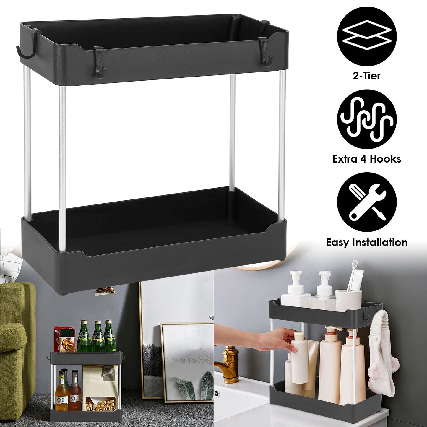 Frendorf | 2-Schichten Unter-Sink Regal Organizer