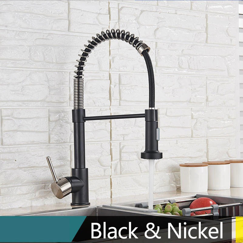 Frendorf | 2-Wege Messing Modi 360 Freie Drehung Auslauf Ausziehbarer Küchenspülen Wasserhahn In Verschiedenen Farben