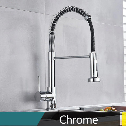 Frendorf | 2-Wege Messing Modi 360 Freie Drehung Auslauf Ausziehbarer Küchenspülen Wasserhahn In Verschiedenen Farben
