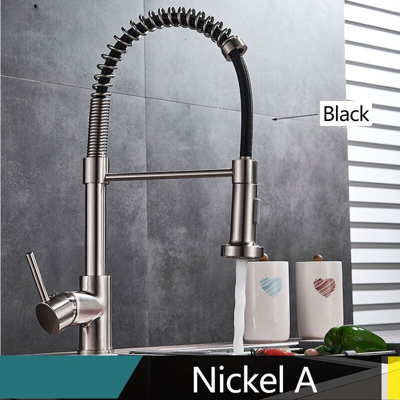 Frendorf | 2-Wege Messing Modi 360 Freie Drehung Auslauf Ausziehbarer Küchenspülen Wasserhahn In Verschiedenen Farben