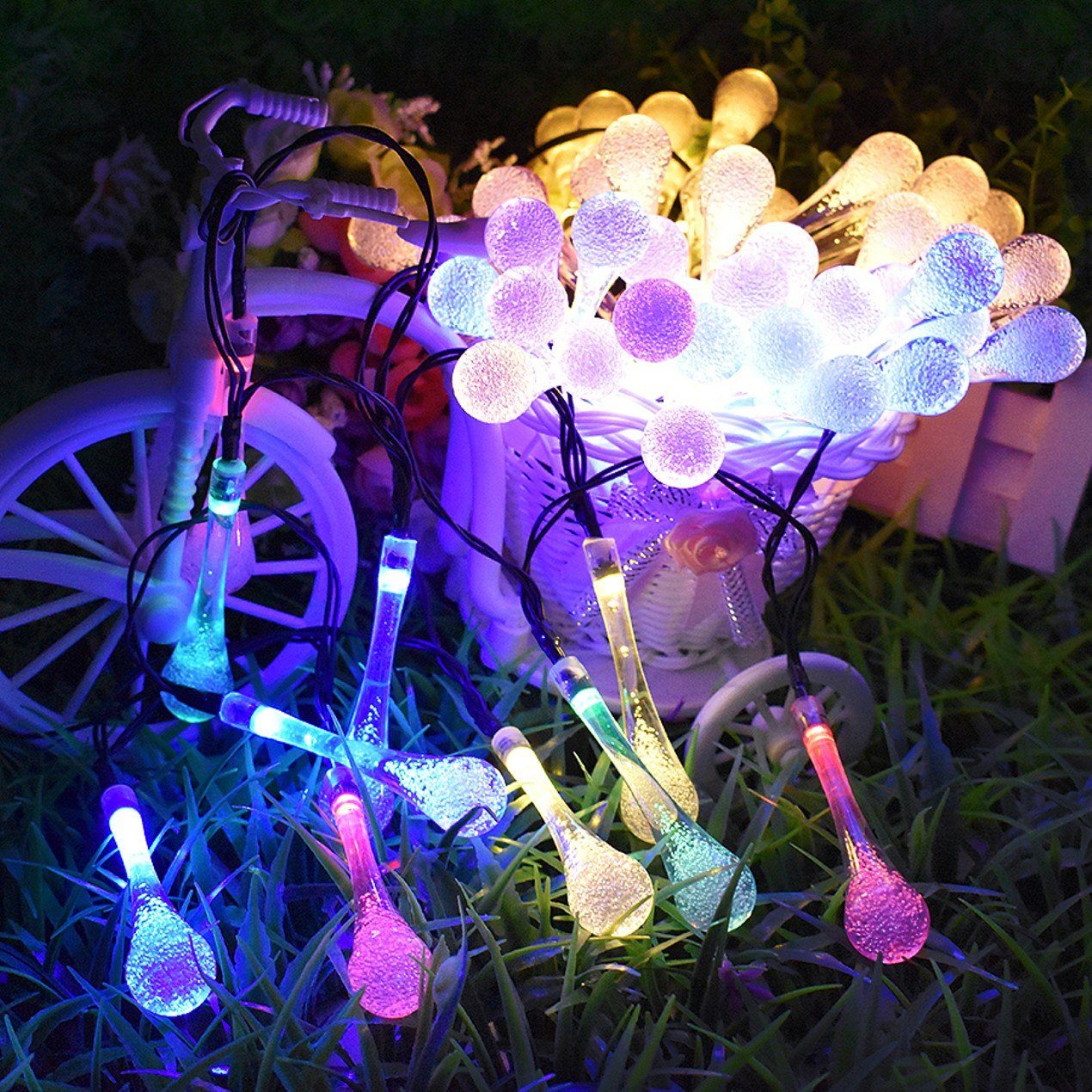 Frendorf | 20 Ft. LED Multi-Color Wassertropfenbeleuchtung
