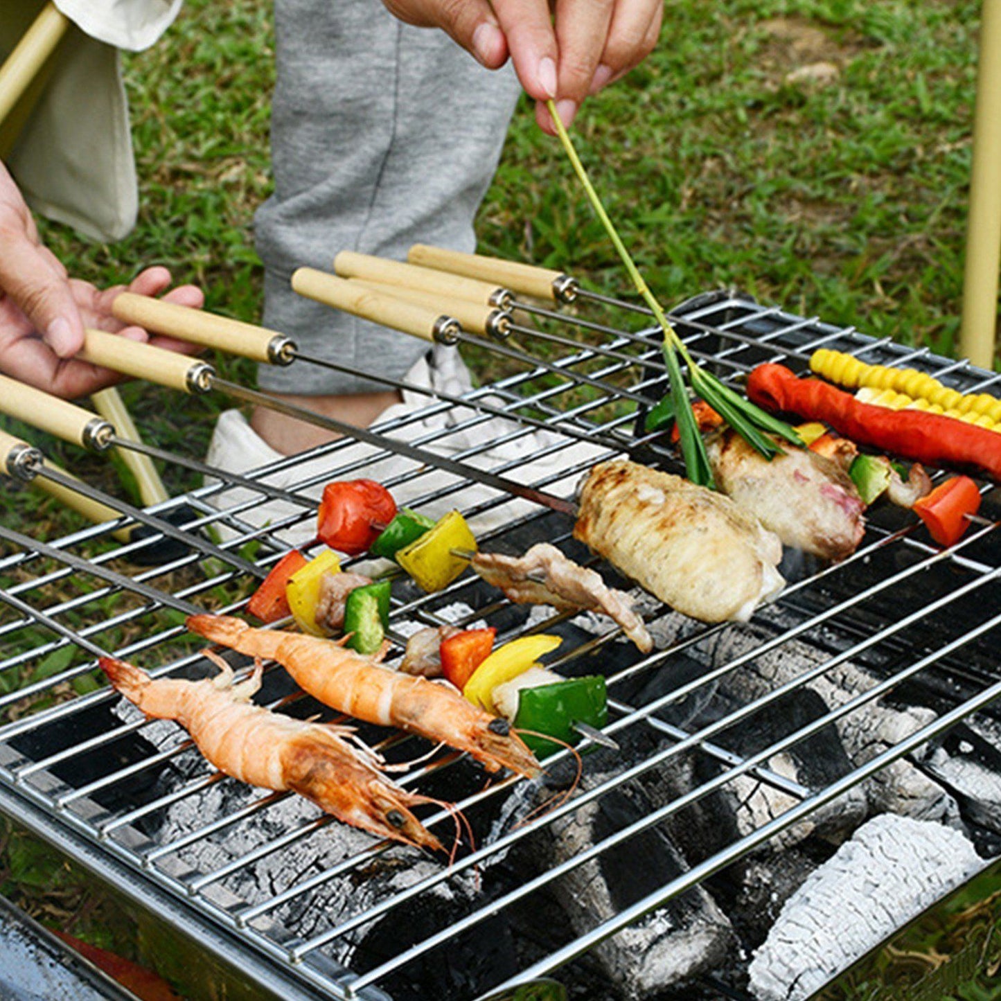 Frendorf | 20-Teilig: Grillspieße Kebabs