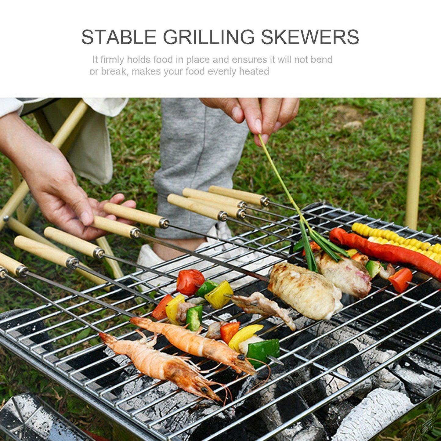 Frendorf | 20-Teilig: Grillspieße Kebabs