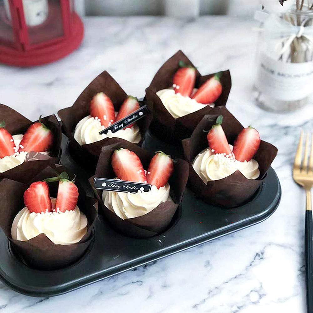 Frendorf | 200-Teile: Tulpen Cupcake Backformen