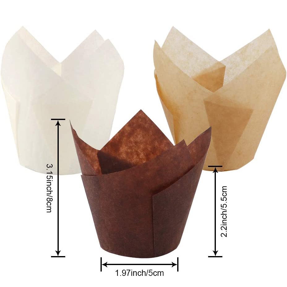 Frendorf | 200-Teile: Tulpen Cupcake Backformen