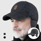 Frendorf Winter Baseball Cap | Warme Herren-Mütze mit einklappbaren Ohrenschützern (Verstellbar 57-61cm)