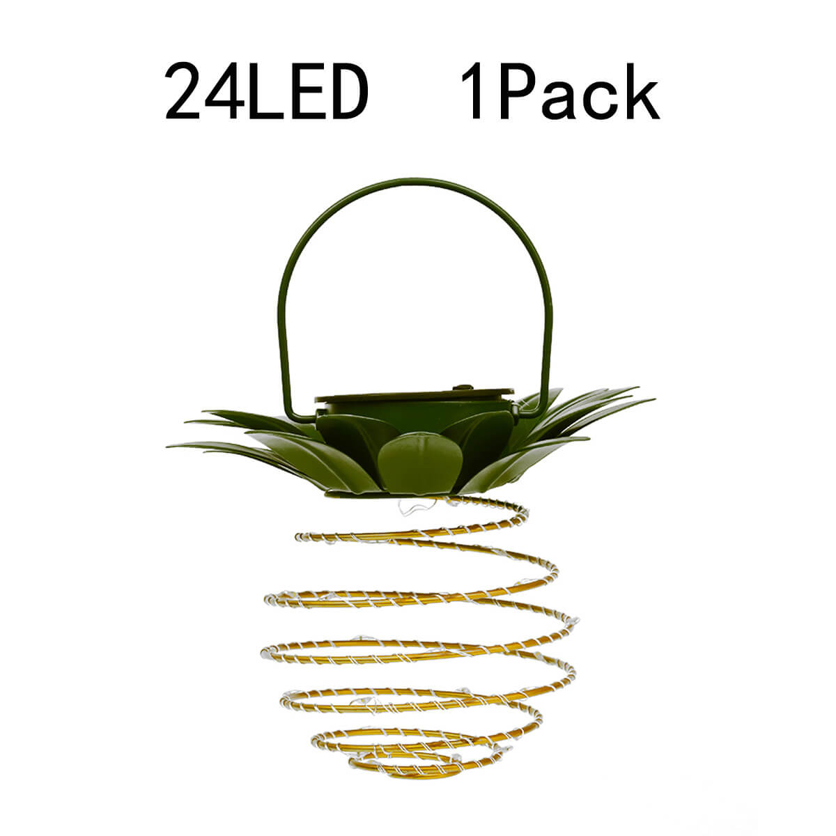 Frendorf | SolarShine Ananas-Laterne | LED Solar Gartenlampe | Kupferdraht | Outdoor Wasserdicht | Hängende Deko-Leuchten