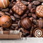 Frendorf | Leckeres Schokoladen-Wandtattoo Modern Dekorative Dessert Shop Wandkunst, Individuell Bedruckt