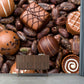 Frendorf | Leckeres Schokoladen-Wandtattoo Modern Dekorative Dessert Shop Wandkunst, Individuell Bedruckt