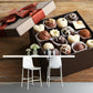 Frendorf | Leckeres Schokoladen-Wandtattoo Modern Dekorative Dessert Shop Wandkunst, Individuell Bedruckt