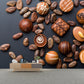 Frendorf | Donkere Kleur Heerlijke Chocolade Muur Tattoo Hedendaags Non-woven Materiaal Muurbedekking