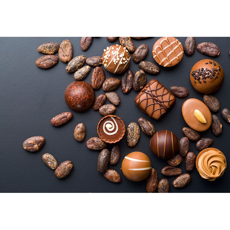 Frendorf | Donkere Kleur Heerlijke Chocolade Muur Tattoo Hedendaags Non-woven Materiaal Muurbedekking