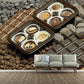 Frendorf | Lichte kleur chocolade muurstain resistente hedendaagse dessertwinkel wandbekleding