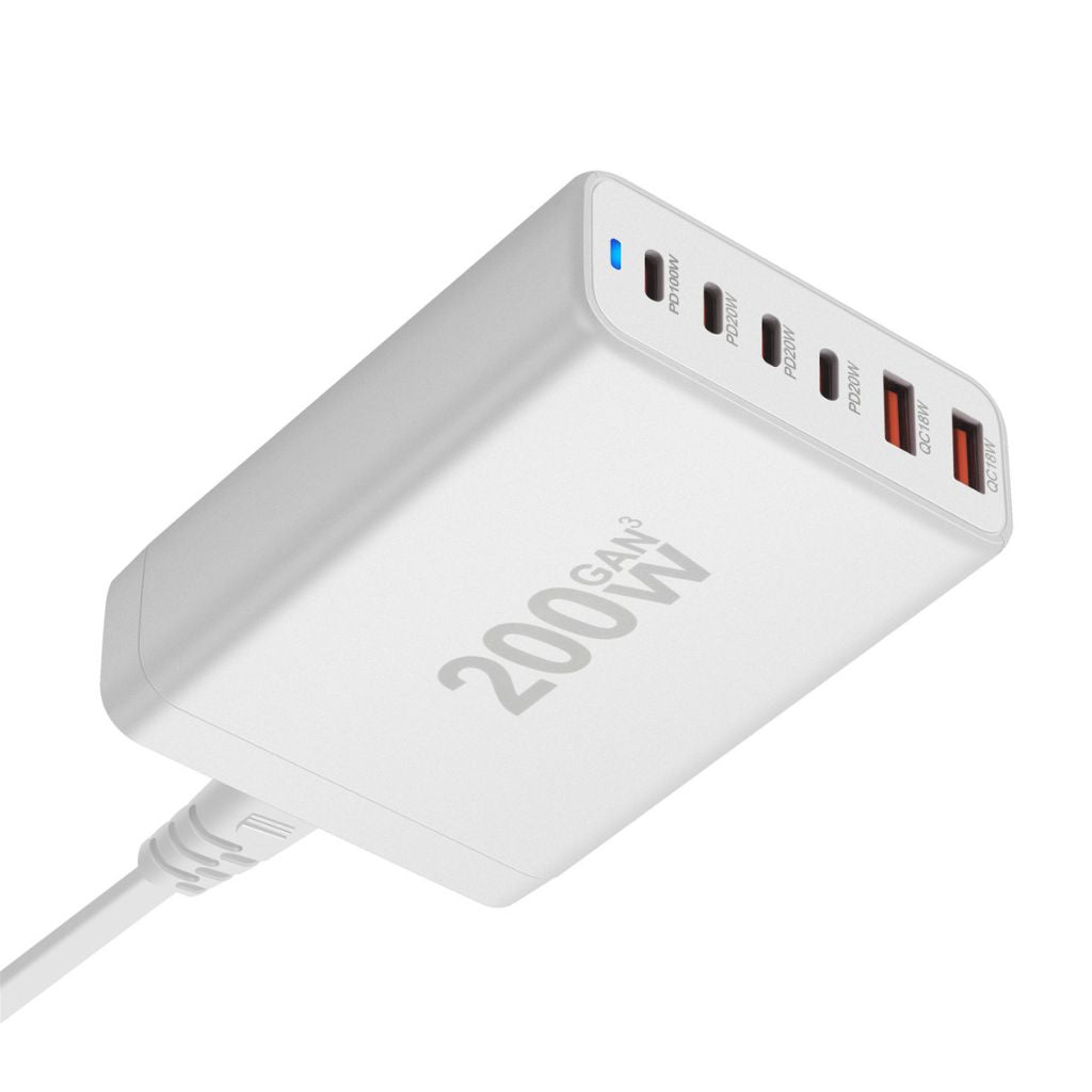Frendorf | 200W GaN 6-Port USB-C Ladegerät