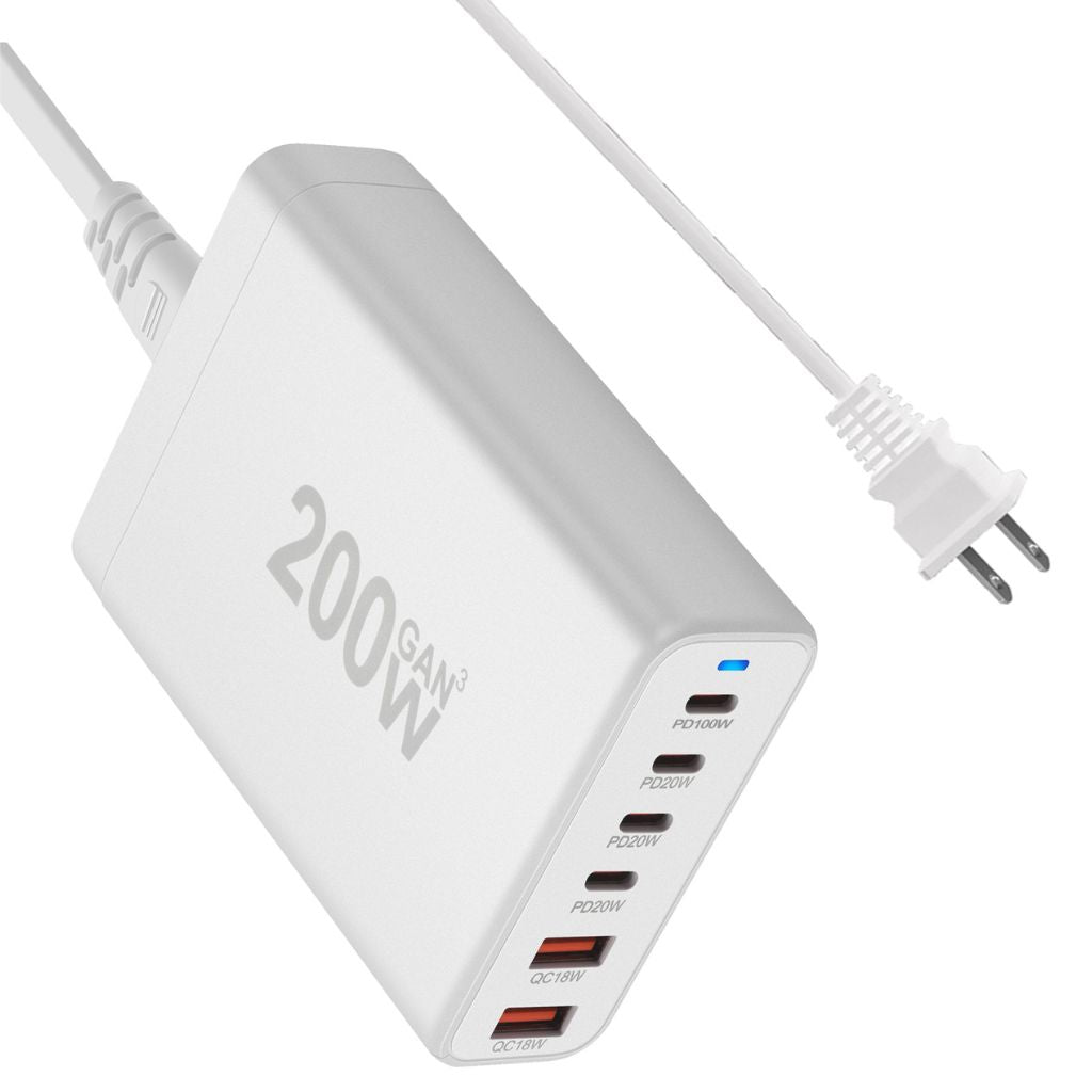 Frendorf | 200W GaN 6-Port USB-C Ladegerät