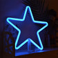 Frendorf | Pentastar Plastic Nachtlicht Modernistische LED Witte Muur Nachtverlichting voor Kinderen Kamer