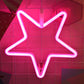 Frendorf | Pentastar Plastic Nachtlicht Modernistische LED Witte Muur Nachtverlichting voor Kinderen Kamer