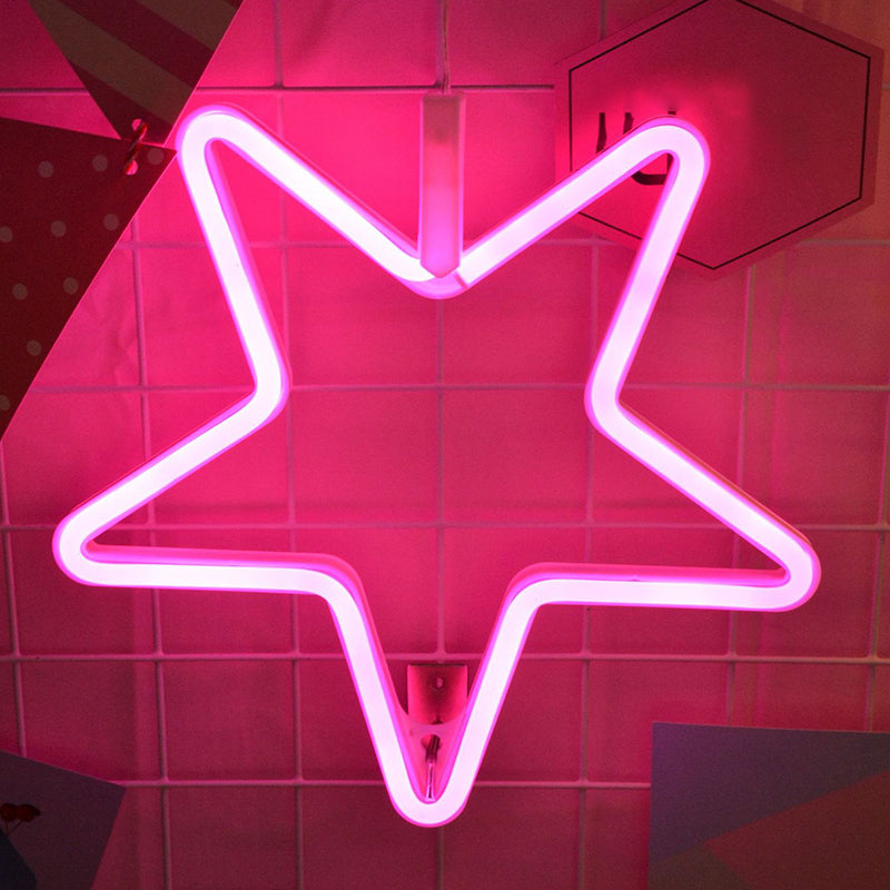 Frendorf | Pentastar Plastic Nachtlicht Modernistische LED Witte Muur Nachtverlichting voor Kinderen Kamer