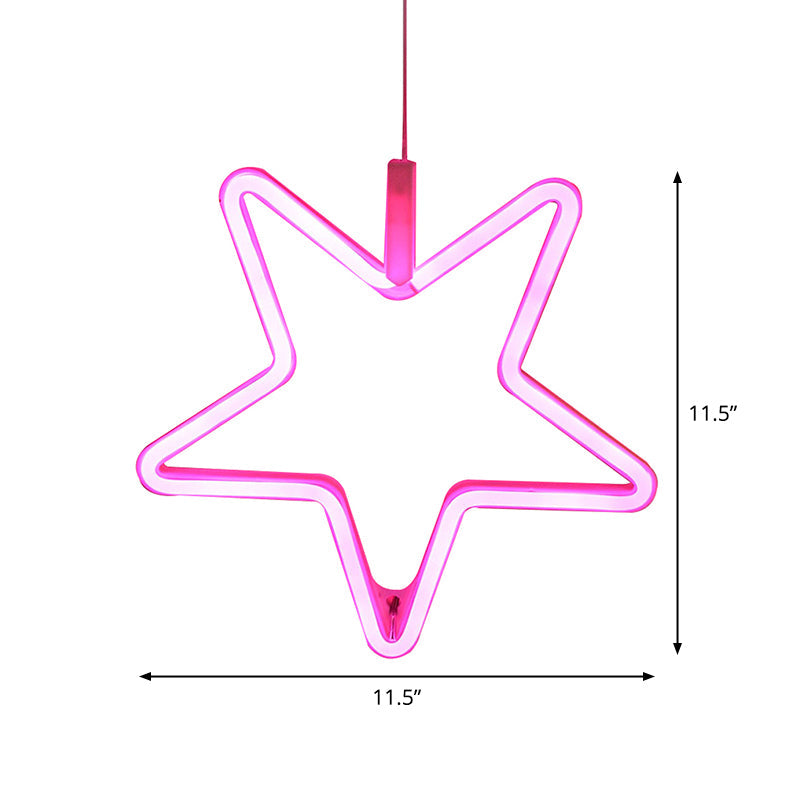 Frendorf | Pentastar Plastic Nachtlicht Modernistische LED Witte Muur Nachtverlichting voor Kinderen Kamer