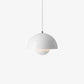 Dome Metall Pendelleuchte Modernist 1 Licht Hängelampe mit innerem Orb Schirm für Wohnzimmer