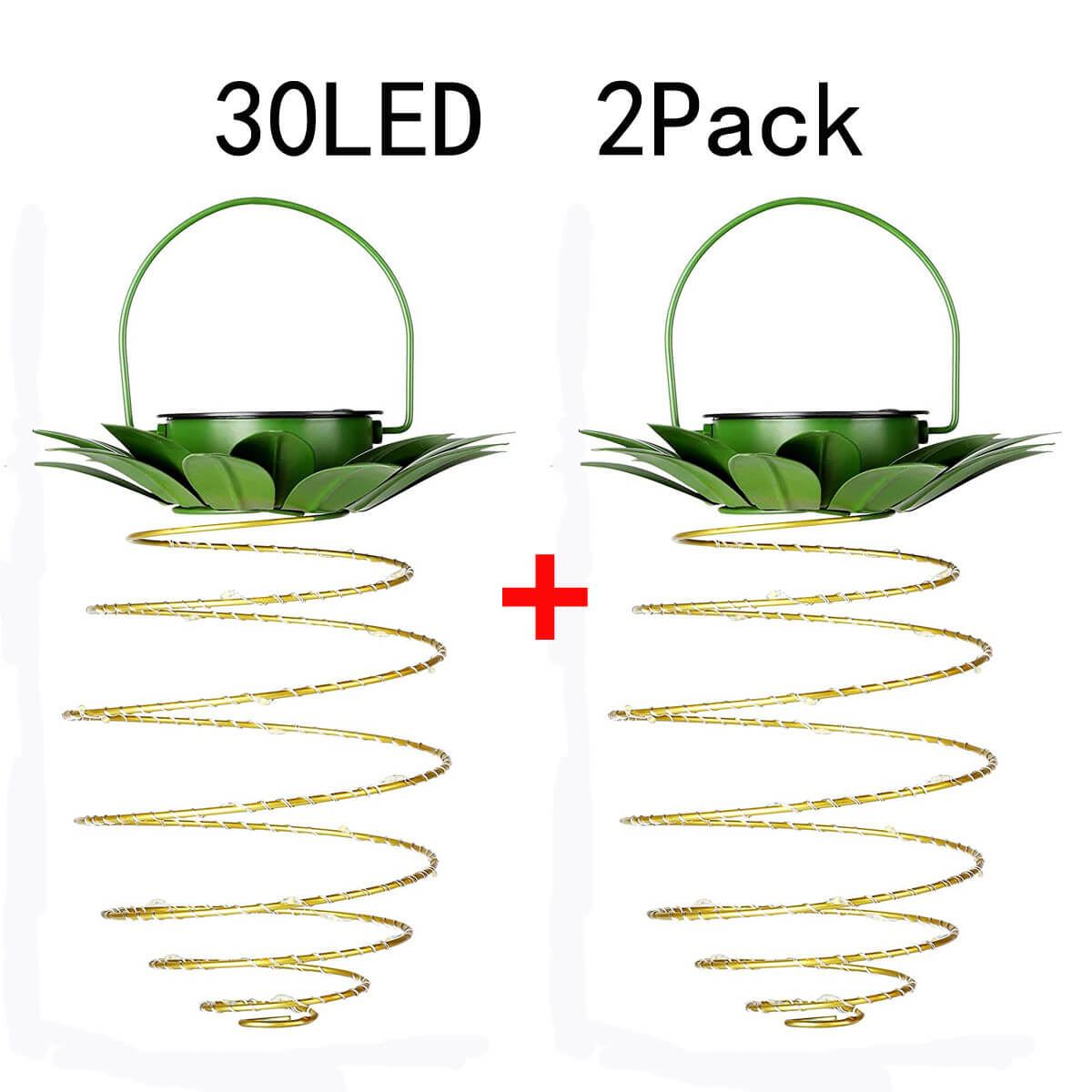 Frendorf | Solar Ananas Eisenlaterne LED Kupferdraht Outdoor Wasserdicht Garten Dekorative Hängeleuchten