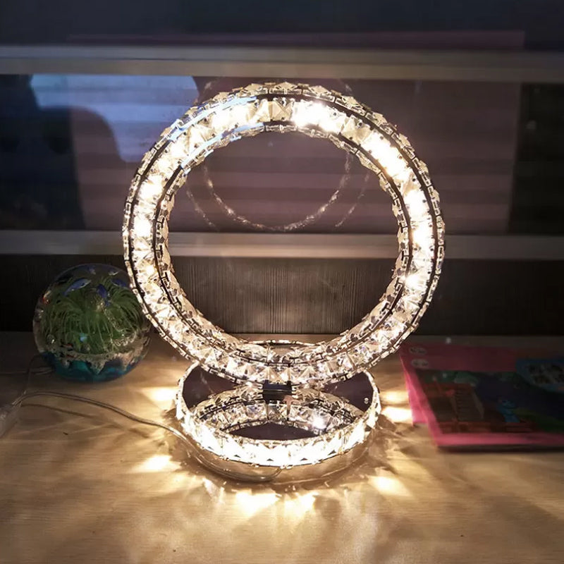 Frendorf | Auralis - Kristallbeschichtete LED Nachttischlampe