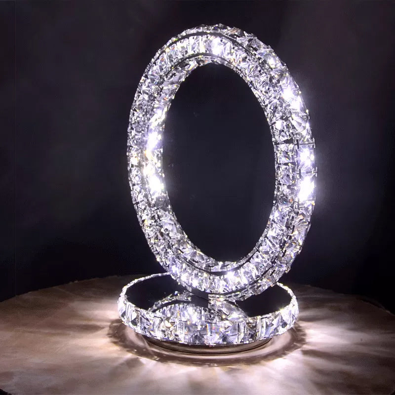Frendorf | Auralis - Kristallbeschichtete LED Nachttischlampe
