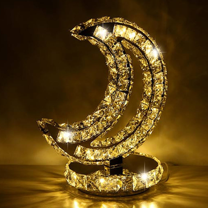 Frendorf | Auralis - Kristallbeschichtete LED Nachttischlampe