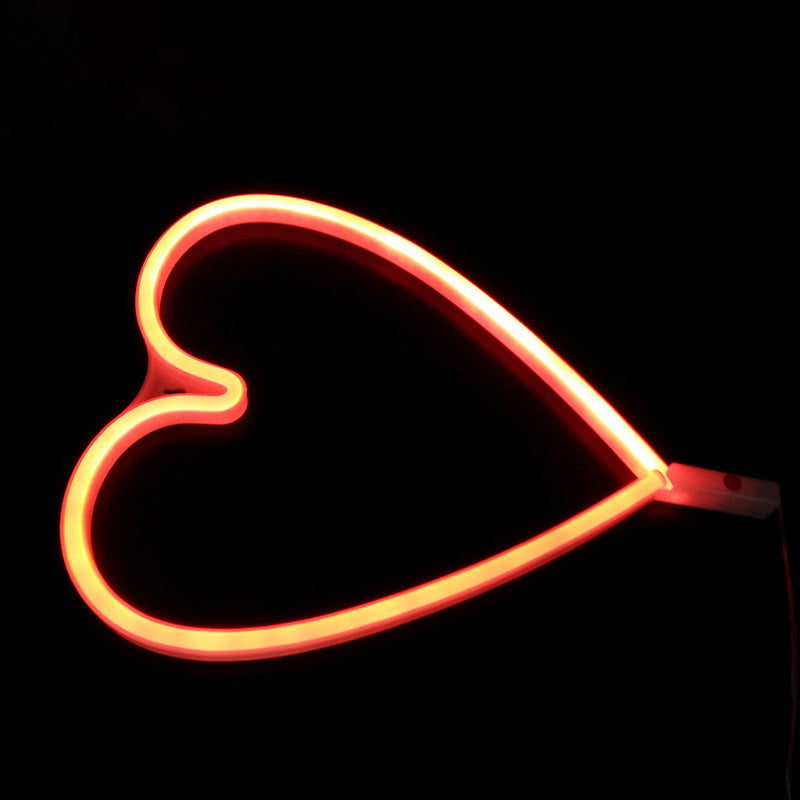 Frendorf | Plastic Loving Heart Wand Nachtlicht Kids Style Plug-in LED Weiße Nachttischlampe