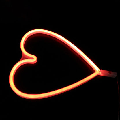 Frendorf | Plastic Loving Heart Wand Nachtlicht Kids Style Plug-in LED Weiße Nachttischlampe