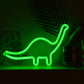 Dinosaur Plastic Wandbeleuchtung Moderner Stil Batterie LED Weiße Nachttischlampe für Jungen Schlafzimmer