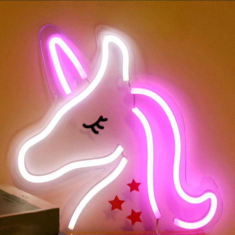 Frendorf | Minimalisme LED Nachtkastje Verlichting Witte Geometrische USB Voeding Nachtlamp met Plastic Kap