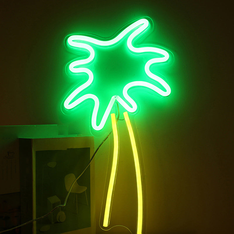 Frendorf | Minimalisme LED Nachtkastje Verlichting Witte Geometrische USB Voeding Nachtlamp met Plastic Kap
