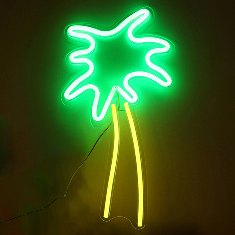 Frendorf | Minimalisme LED Nachtkastje Verlichting Witte Geometrische USB Voeding Nachtlamp met Plastic Kap