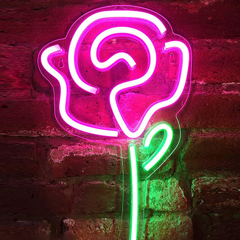 Frendorf | Minimalisme LED Nachtkastje Verlichting Witte Geometrische USB Voeding Nachtlamp met Plastic Kap