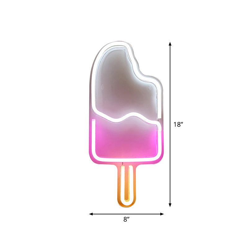 Frendorf | Minimalisme LED Nachtkastje Verlichting Witte Geometrische USB Voeding Nachtlamp met Plastic Kap